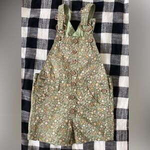Floral overalls